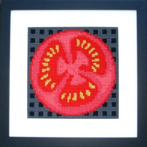 Tomat, alle materialer til dette billede, uden ramme