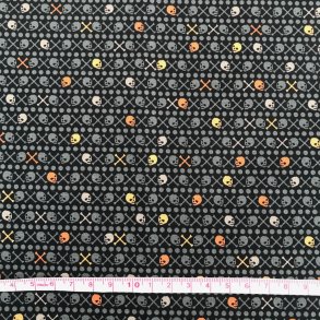 Patchworkstof, ddningehoveder, Halloween