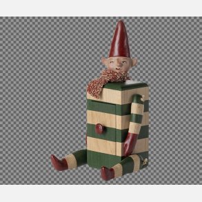 Nisse med skuffe, grn