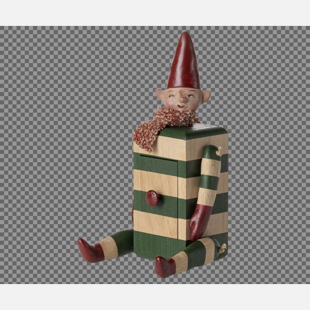 Nisse med skuffe, grøn