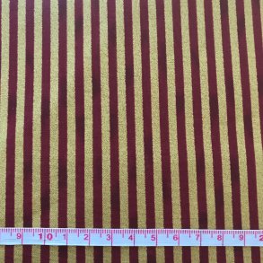 julestof rd med guld