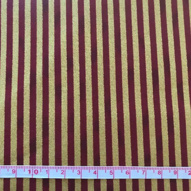 julestof rød med guld