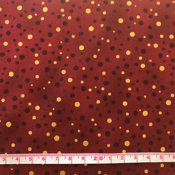 julestof rød med guld