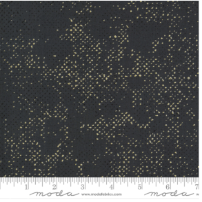 Patchworkstof, Zen Chic, spotted, coal