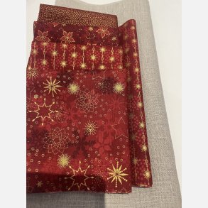 Lber med julekugler, sykit. rd/guld