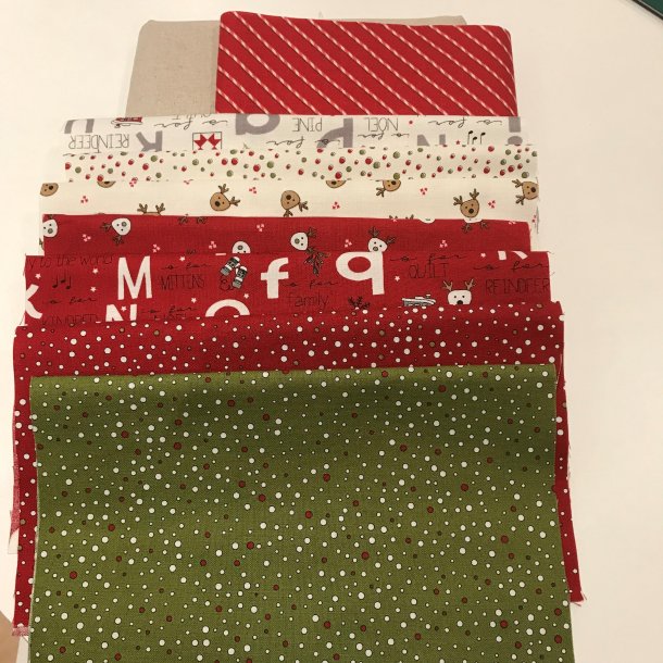 Juleleg 2025, lukkekant med striber på skrå