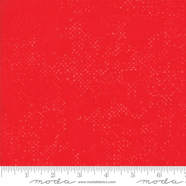 Patchworkstof, Zen Chic, spotted, red