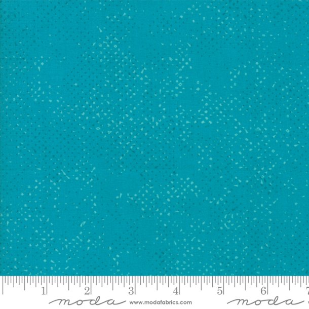 Patchworkstof, Zen Chic, spotted, turquoise