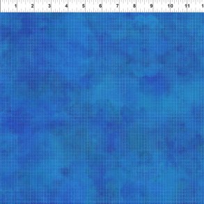 Patchworkstof, bl�, Dit Dot