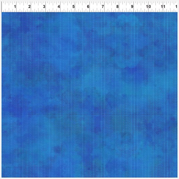 Patchworkstof, bl�, Dit Dot