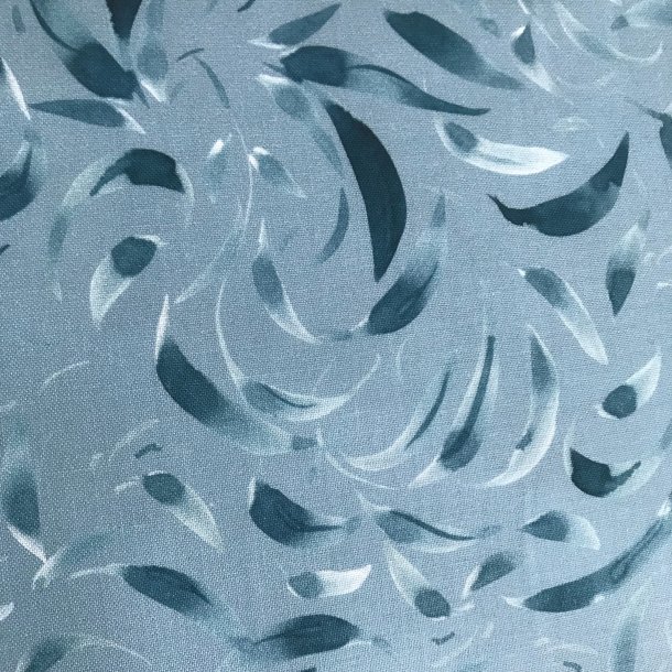 Patchworkstof blomster, Golden hour