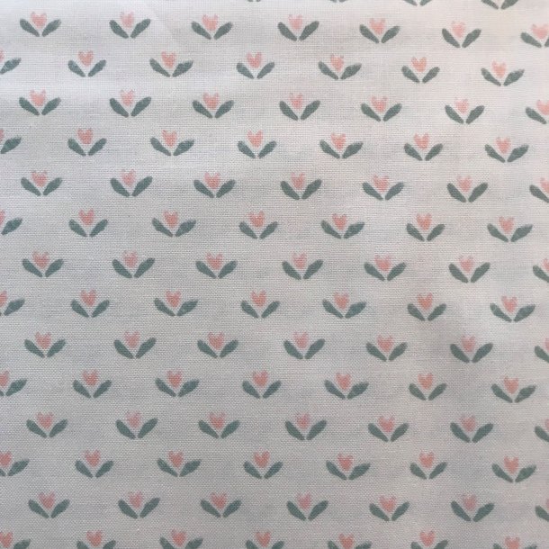 Patchworkstof blomster, blooming hearts