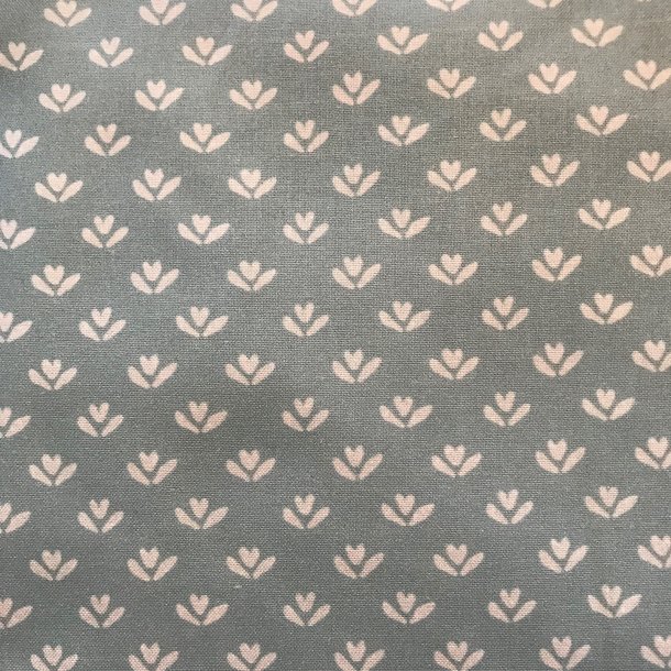 Patchworkstof blomster, blooming hearts