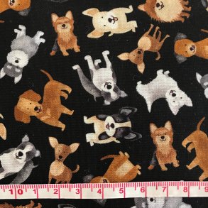 Hunde p� sort bund