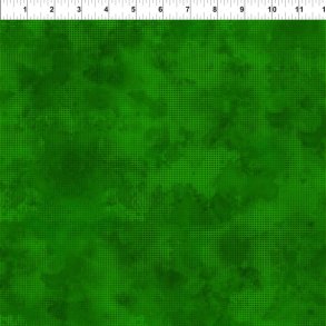 Patchworkstof, gr�nt, Dit Dot