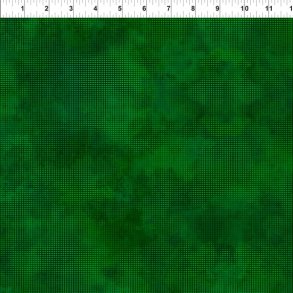 Patchworkstof, gr�nt, Dit Dot