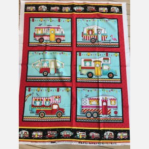 Patchworkstof, Panel, campingvogne
