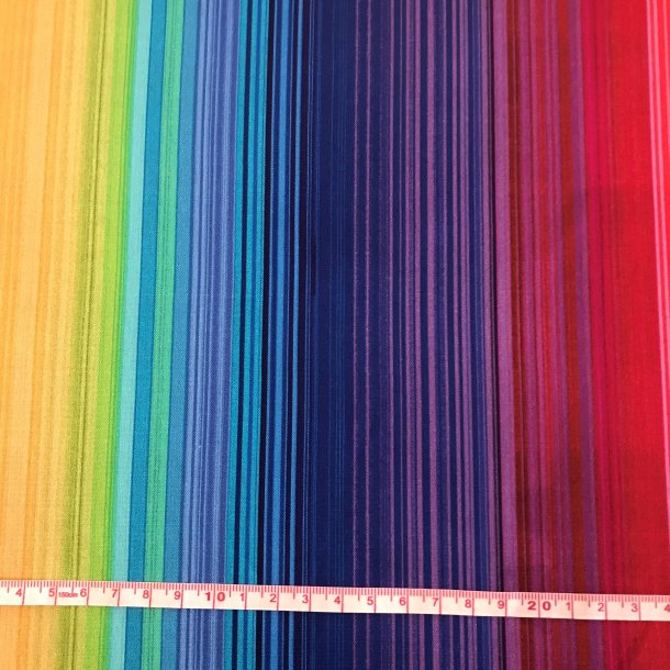 Striber i regnbuefarver