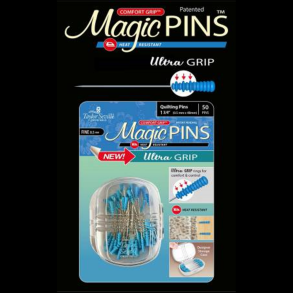 Magic pins ultra grip quiltning