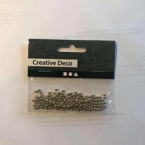Perler guld, 2,7mm