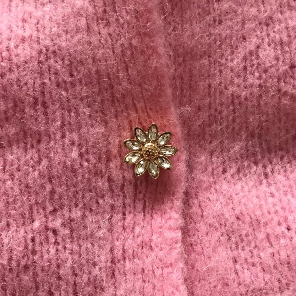 Clip on knapper, blomst