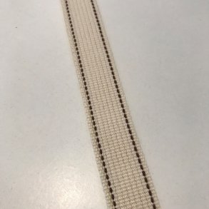 Gjordbnd rhvid med strib