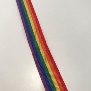 Gjordbnd regnbue striber