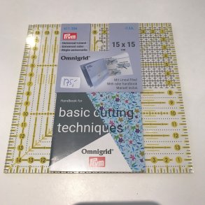 Prym Firkant linial 15 x 15 cm 