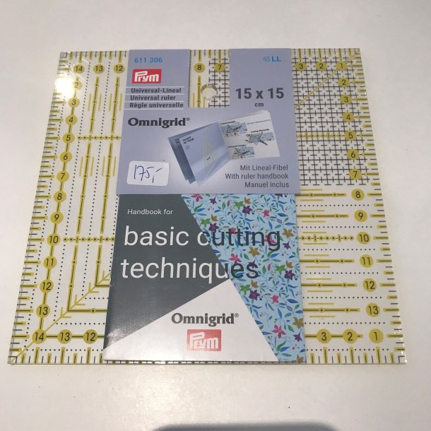 Prym Firkant linial 15 x 15 cm 