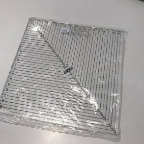 Firkant linial 20 x 20 cm 