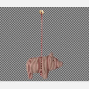 stofoph�ng gris - stribe - r�d/sand