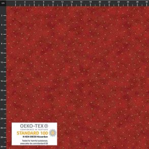 Patchworkstof, julestof med guld