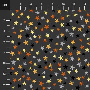 Patchworkstof, stjerner, Halloween