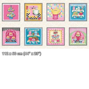 Patchworkstof, Paneler / Motiver